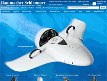 Tablet Screenshot of hammacher.com